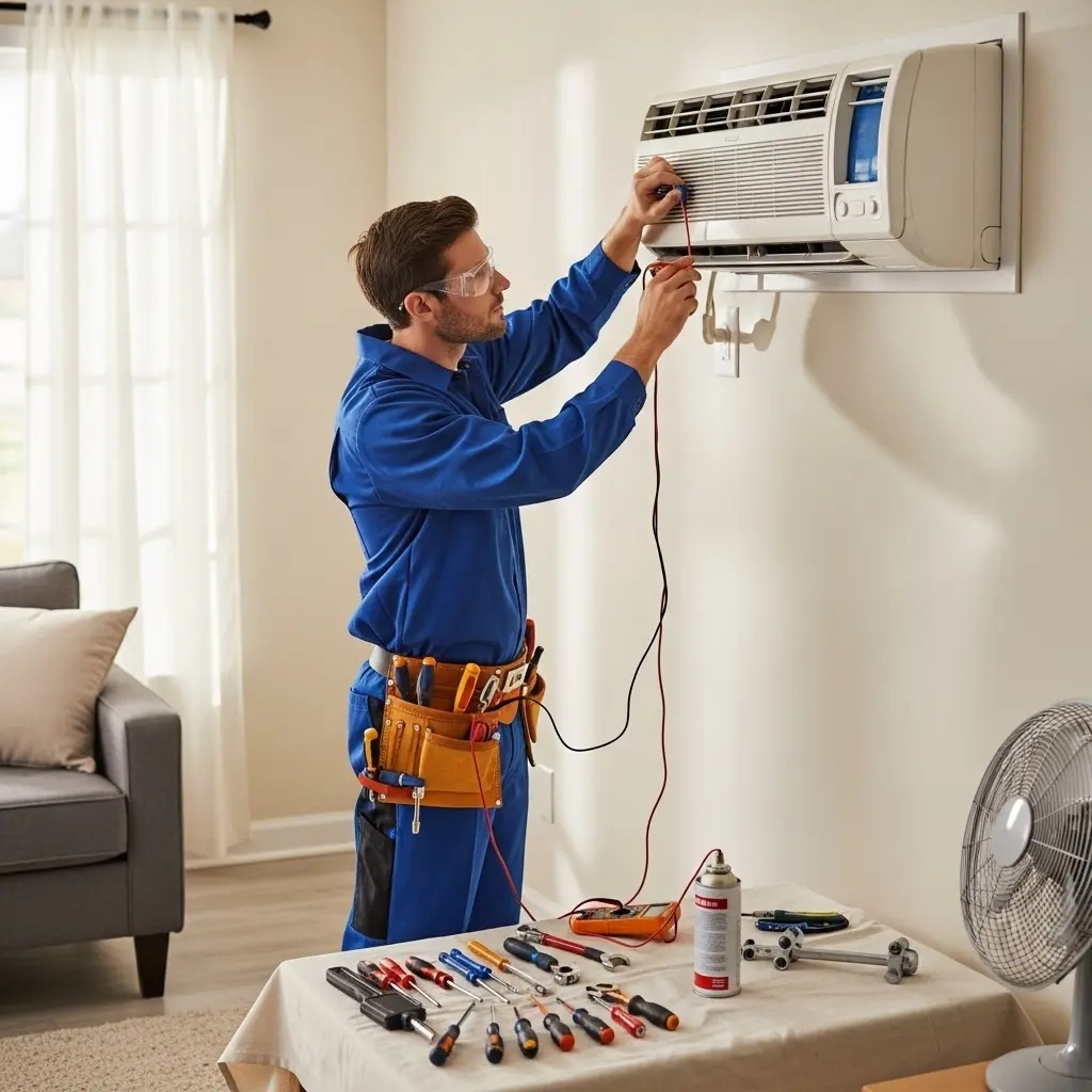 Keçiören Teka Teka klima gaz dolumu ve bakım – Enerji verimliliği artırıldı. - Teknik servis örneği